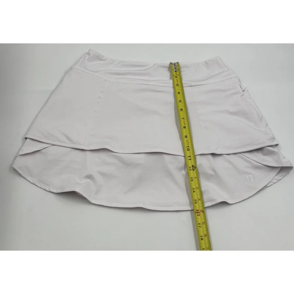 FootJoy Women's M White‎ Solid Polyester Lined Short Skort